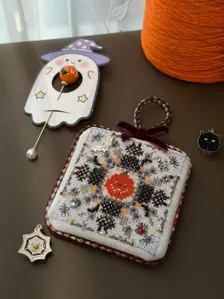 🕷️ Midnight Spider Cat – Halloween Cross Stitch Kit | Beginner Friendly DIY Kit