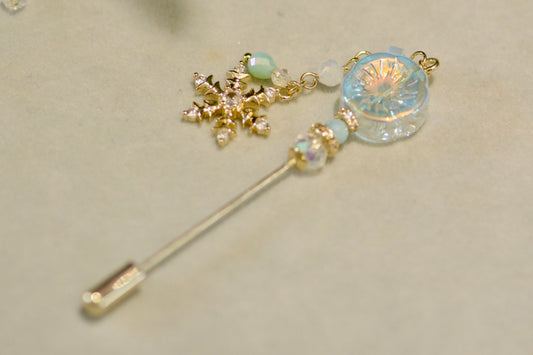 IMAKE “Snowy Serenity” Magnetic Needle Minder – Magnetic Accessory for Cross Stitch & Sewing Crafts