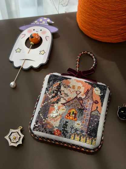 🎃 Spooky Halloween Embroidery Kit | Create Your Own Magical Halloween Decoration ✨