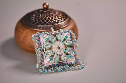 Blue Heart Flower-MINI