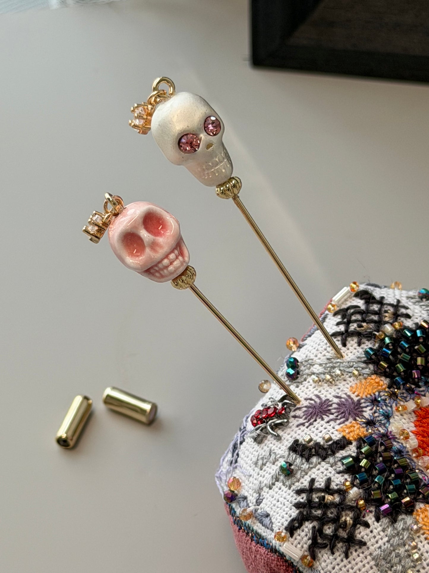 Halloween Embroidery Needle Minder | Magnetic Needle Keeper for Cross Stitch & Sewing（Not sold separately）