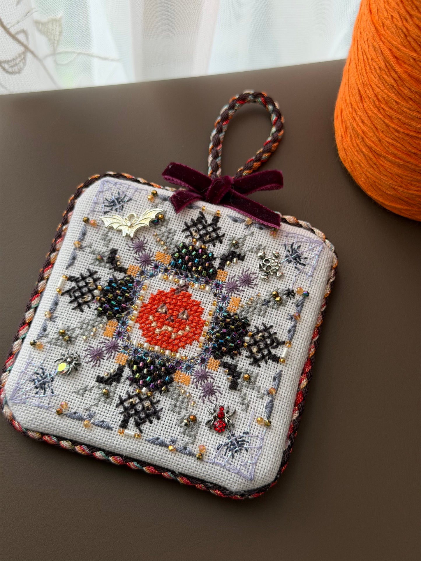 🎃 Spooky Halloween Embroidery Kit | Create Your Own Magical Halloween Decoration ✨