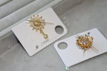 IMAKE Crystal Sunflower Needle Minder – Magnetic Accessory for Cross Stitch & Sewing Crafts (Not Sold Separately)
