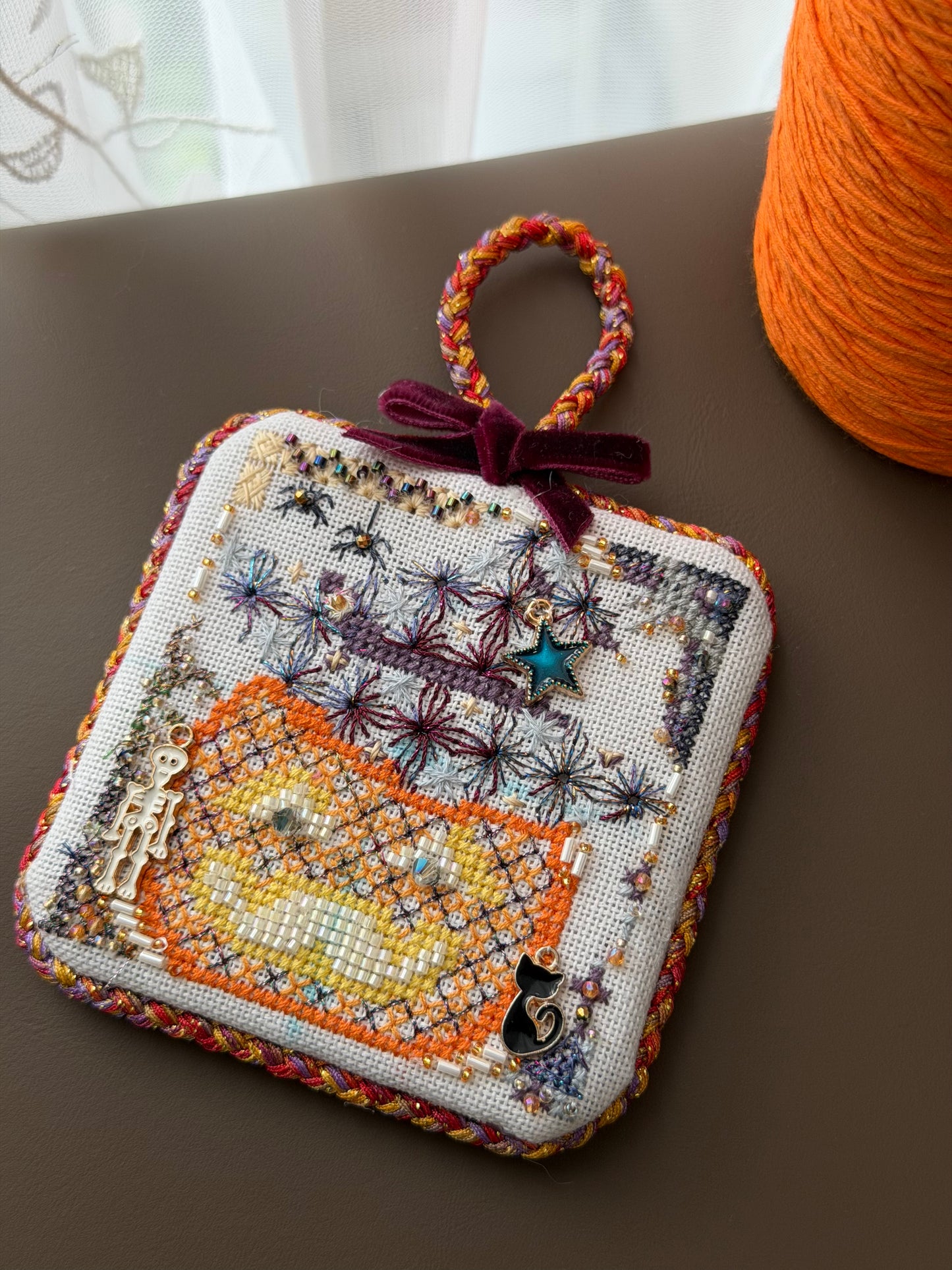 🎃 Spooky Halloween Embroidery Kit | Create Your Own Magical Halloween Decoration ✨