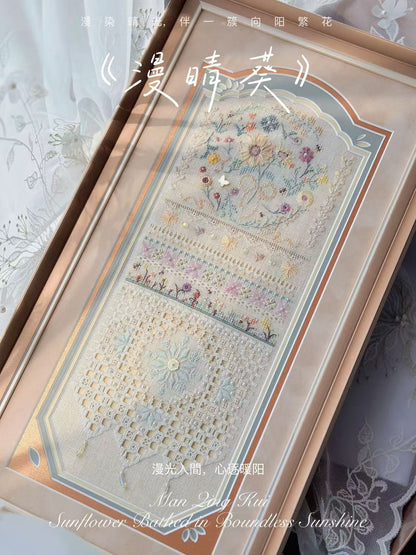 New Cross Stitch Kit with Soft Sunshine Design