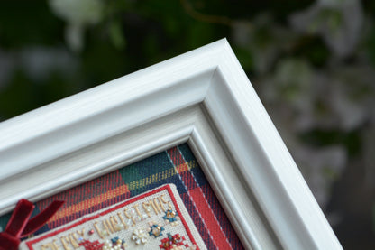 Christmas Cross Stitch Kit – Festive Flag Set