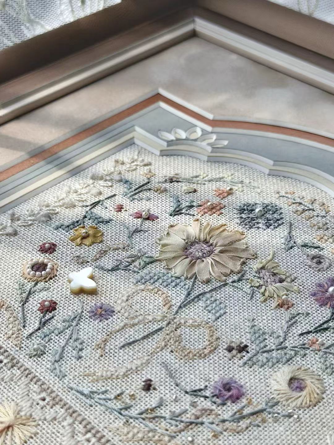 New Cross Stitch Kit with Soft Sunshine Design