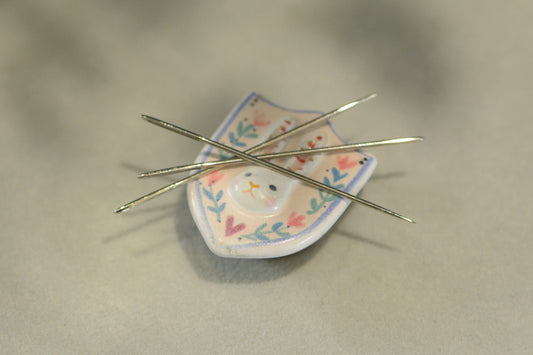 MAKE Customized Bunny Needle Minder – Magnetic Accessory for Cross Stitch & Hand Sewing Crafts  Not sold separately