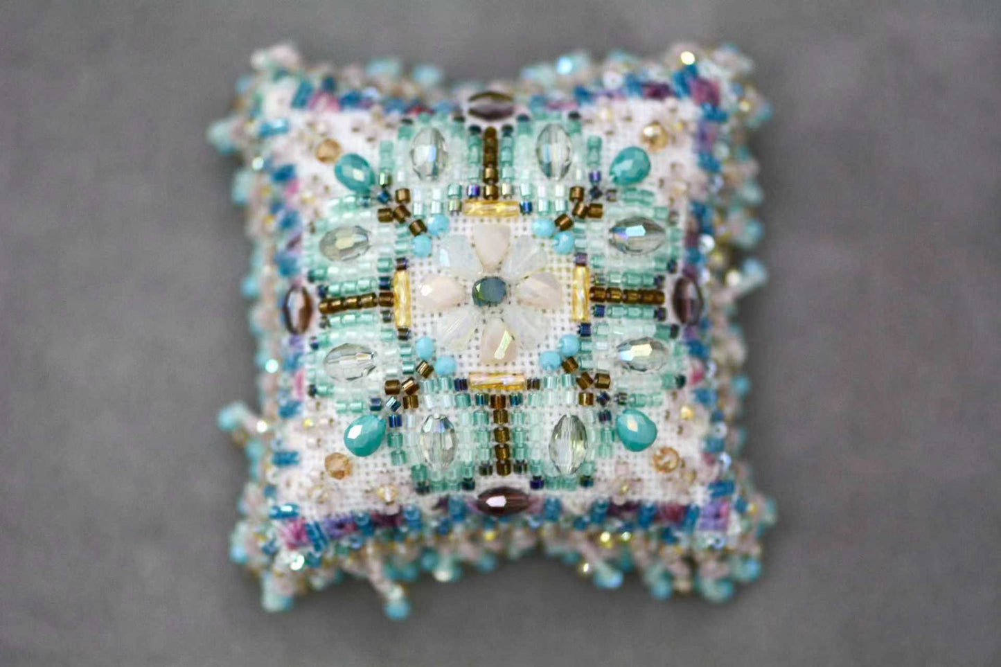 Blue Heart Flower-MINI