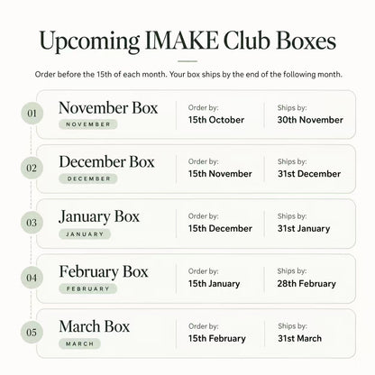 IMAKE Stitch Club Subscription Box - Monthly