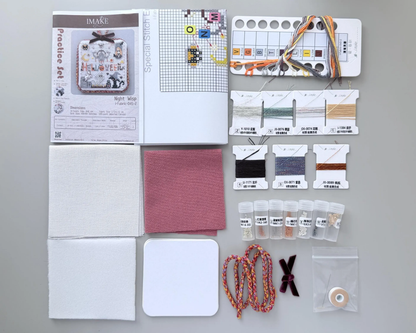 🐈‍⬛ Ethereal Spirit Night – Halloween Cross Stitch Kit | Beginner Friendly DIY Kit