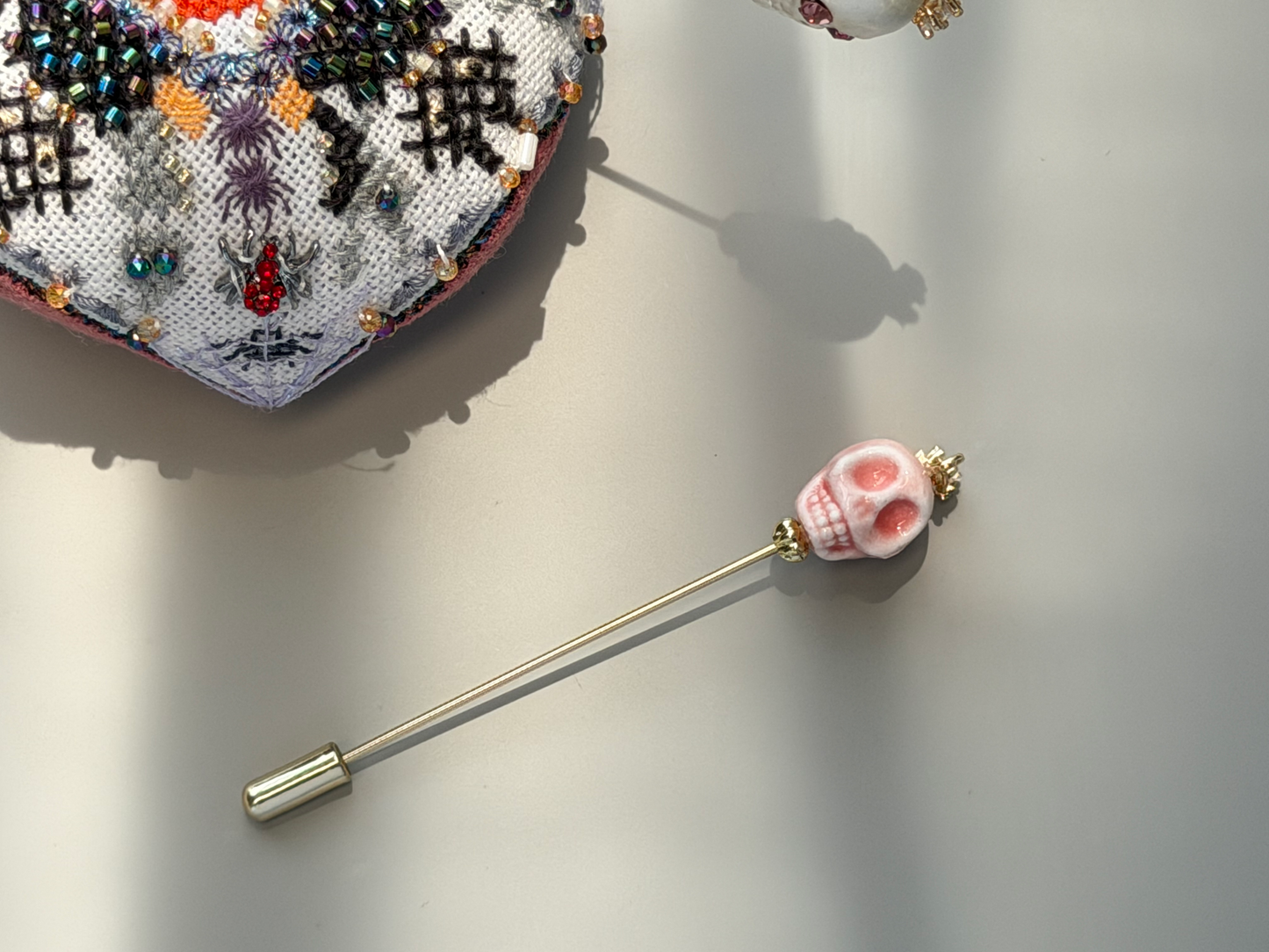 Halloween Embroidery Needle Minder | Magnetic Needle Keeper for Cross Stitch & Sewing（Not sold separately）